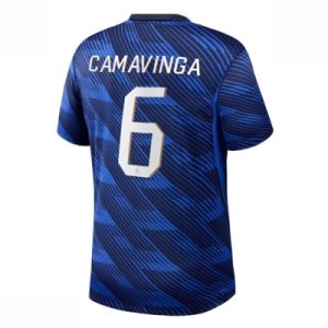 Frankrike hjemmedrakt VM 2026 herre Eduardo Camavinga #6 kortermet fotballdrakt