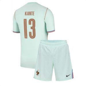 Frankrike VM 2026 Bortedraktsett Barn Kante #13 Kortermet Fotballdrakt