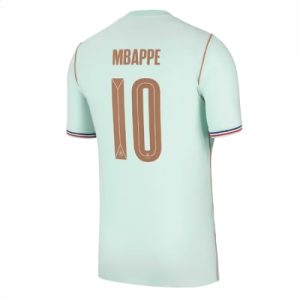 Frankrike bortedrakt VM 2026 herre Kylian Mbappe #10 kortermet fotballdrakt