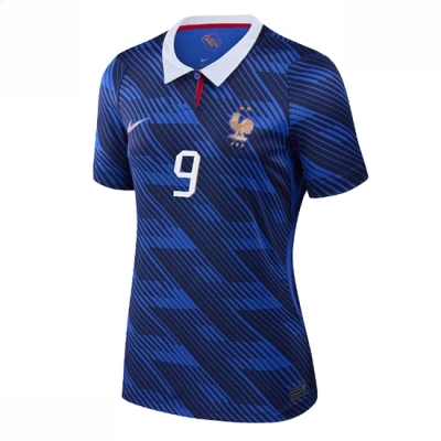 Frankrike Hjemmedrakt VM 2026 Dame Marcus Thuram #9 Kortermet Fotballdrakt - Bilde 2