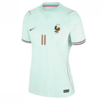 Frankrike Bortedrakt VM 2026 Dame Michael Olise #11 Kortermet Fotballdrakt - Bilde 2