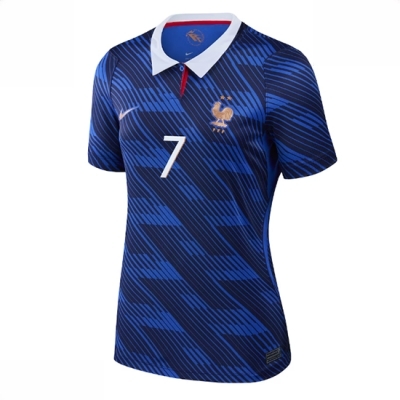 Frankrike Hjemmedrakt VM 2026 Dame Ousmane Dembele #7 Kortermet Fotballdrakt - Bilde 2