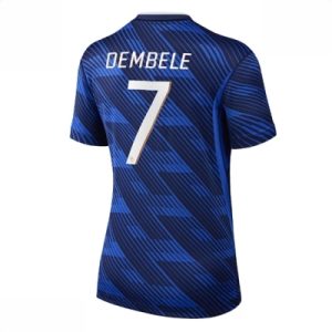 Frankrike Hjemmedrakt VM 2026 Dame Ousmane Dembele #7 Kortermet Fotballdrakt