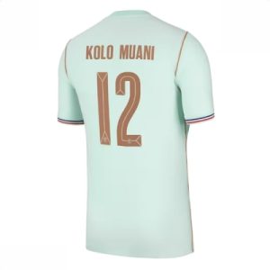 Frankrike bortedrakt VM 2026 herre Randal Kolo Muani #12 kortermet fotballdrakt
