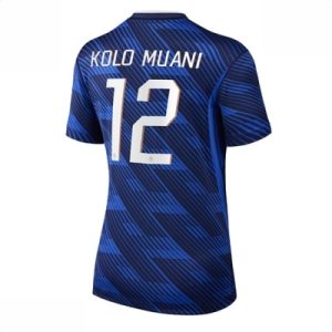 Frankrike Hjemmedrakt VM 2026 Dame Randal Kolo Muani #12 Kortermet Fotballdrakt