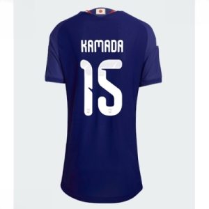 Japan Hjemmedrakt VM 2026 Dame Daichi Kamada #15 Kortermet Fotballdrakt