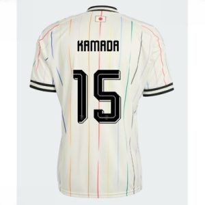Japan bortedrakt VM 2026 herre Daichi Kamada #15 kortermet fotballdrakt
