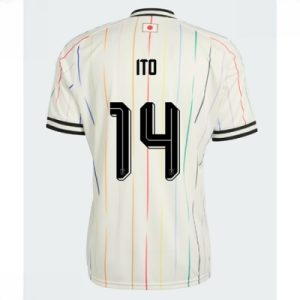 Japan bortedrakt VM 2026 herre Junya Ito #14 kortermet fotballdrakt