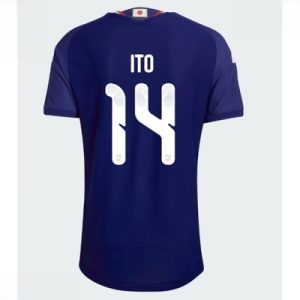 Japan hjemmedrakt VM 2026 herre Junya Ito #14 kortermet fotballdrakt