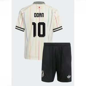 Japan VM 2026 Bortedraktsett Barn Ritsu Doan #10 Kortermet Fotballdrakt