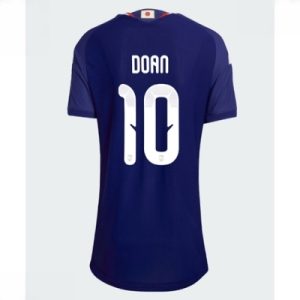 Japan Hjemmedrakt VM 2026 Dame Ritsu Doan #10 Kortermet Fotballdrakt