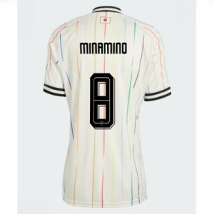 Japan Bortedrakt VM 2026 Dame Takumi Minamino #8 Kortermet Fotballdrakt