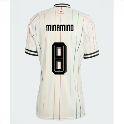 Japan Bortedrakt VM 2026 Dame Takumi Minamino #8 Kortermet Fotballdrakt