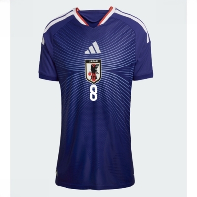 Japan Hjemmedrakt VM 2026 Dame Takumi Minamino #8 Kortermet Fotballdrakt - Bilde 2