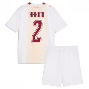 Marokko VM 2026 Bortedraktsett Barn Achraf Hakimi #2 Kortermet Fotballdrakt