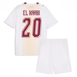 Marokko VM 2026 Bortedraktsett Barn Ayoub El Kaabi #20 Kortermet Fotballdrakt