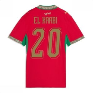 Marokko Hjemmedrakt VM 2026 Dame Ayoub El Kaabi #20 Kortermet Fotballdrakt