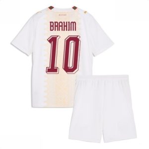 Marokko VM 2026 Bortedraktsett Barn Brahim Diaz #10 Kortermet Fotballdrakt
