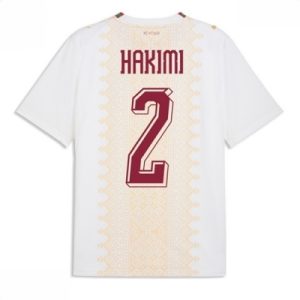 Marokko bortedrakt VM 2026 herre Achraf Hakimi #2 kortermet fotballdrakt