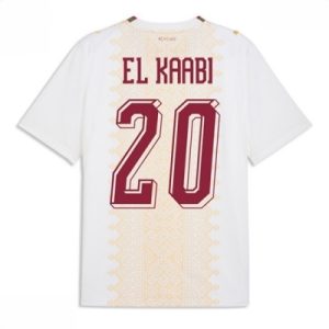 Marokko bortedrakt VM 2026 herre Ayoub El Kaabi #20 kortermet fotballdrakt