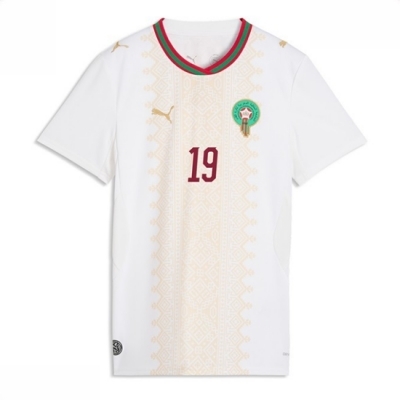 Marokko Bortedrakt VM 2026 Dame Youssef En-Nesyri #19 Kortermet Fotballdrakt - Bilde 2