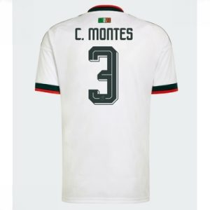 Mexico bortedrakt VM 2026 herre Cesar Montes #3 kortermet fotballdrakt