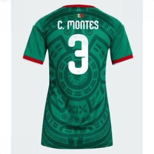 Mexico Hjemmedrakt VM 2026 Dame Cesar Montes #3 Kortermet Fotballdrakt
