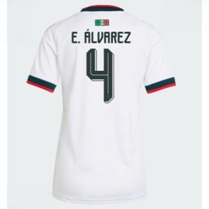 Mexico Bortedrakt VM 2026 Dame Edson Alvarez #4 Kortermet Fotballdrakt