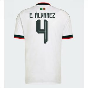 Mexico bortedrakt VM 2026 herre Edson Alvarez #4 kortermet fotballdrakt
