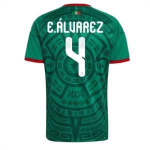 Mexico hjemmedrakt VM 2026 herre Edson Alvarez #4 kortermet fotballdrakt