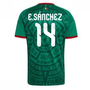 Mexico hjemmedrakt VM 2026 herre Erick Sanchez #14 kortermet fotballdrakt
