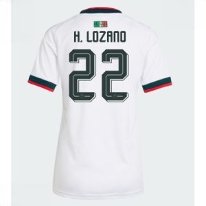 Mexico Bortedrakt VM 2026 Dame Hirving Lozano #22 Kortermet Fotballdrakt