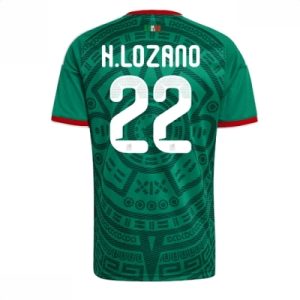 Mexico hjemmedrakt VM 2026 herre Hirving Lozano #22 kortermet fotballdrakt