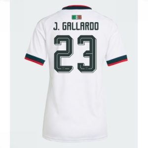 Mexico Bortedrakt VM 2026 Dame Jesus Gallardo #23 Kortermet Fotballdrakt