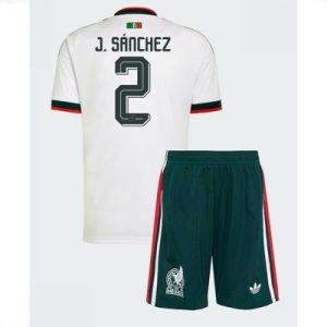 Mexico VM 2026 Bortedraktsett Barn Jorge Sanchez #2 Kortermet Fotballdrakt