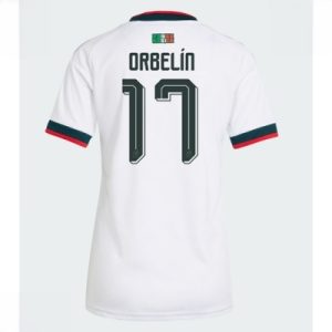 Mexico Bortedrakt VM 2026 Dame Orbelin Pineda #17 Kortermet Fotballdrakt