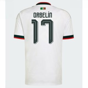 Mexico bortedrakt VM 2026 herre Orbelin Pineda #17 kortermet fotballdrakt