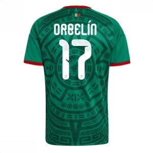 Mexico hjemmedrakt VM 2026 herre Orbelin Pineda #17 kortermet fotballdrakt