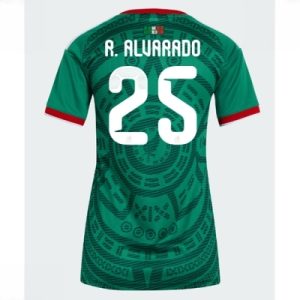 Mexico Hjemmedrakt VM 2026 Dame Roberto Alvarado #25 Kortermet Fotballdrakt