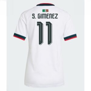 Mexico Bortedrakt VM 2026 Dame Santiago Gimenez #11 Kortermet Fotballdrakt