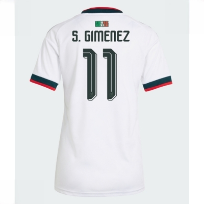 Mexico Bortedrakt VM 2026 Dame Santiago Gimenez #11 Kortermet Fotballdrakt