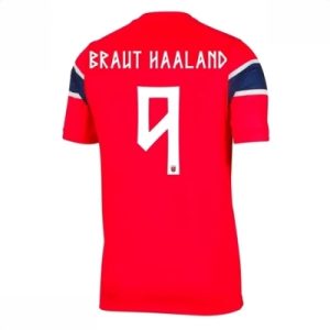 Norge hjemmedrakt VM 2026 herre Erling Haaland #9 kortermet fotballdrakt