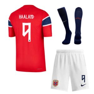 Norge Hjemmedrakt VM 2026 Erling Haaland 9 Herre Fotballsett – Trøye og Shorts