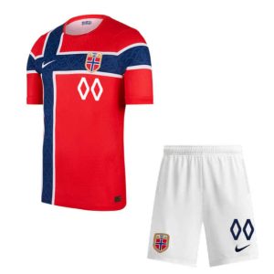 Norge Hjemmedrakt VM 2026 Herre – Fotballsett (Trøye + Shorts)