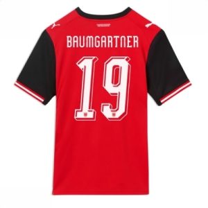 Østerrike hjemmedrakt VM 2026 herre Christoph Baumgartner #19 kortermet fotballdrakt