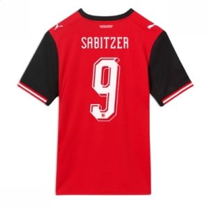 Østerrike hjemmedrakt VM 2026 herre Marcel Sabitzer #9 kortermet fotballdrakt