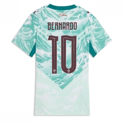 Portugal Bortedrakt VM 2026 Dame Bernardo Silva #10 Kortermet Fotballdrakt
