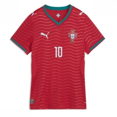 Portugal Hjemmedrakt VM 2026 Dame Bernardo Silva #10 Kortermet Fotballdrakt - Bilde 2