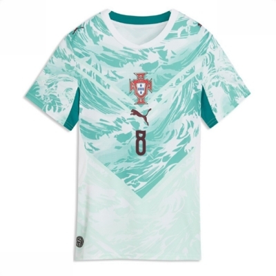 Portugal Bortedrakt VM 2026 Dame Bruno Fernandes #8 Kortermet Fotballdrakt - Bilde 2