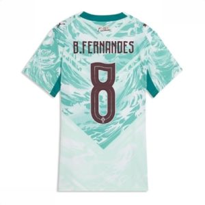 Portugal Bortedrakt VM 2026 Dame Bruno Fernandes #8 Kortermet Fotballdrakt
